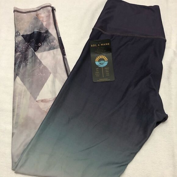 Sol and mane Cora silver pines full length size medium NWT - Picture 3 of 7